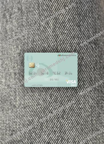 Salvador Banco Azteca visa debit card photolook front